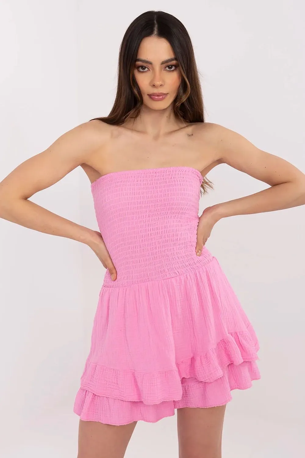 Stylish women's sleeveless romper