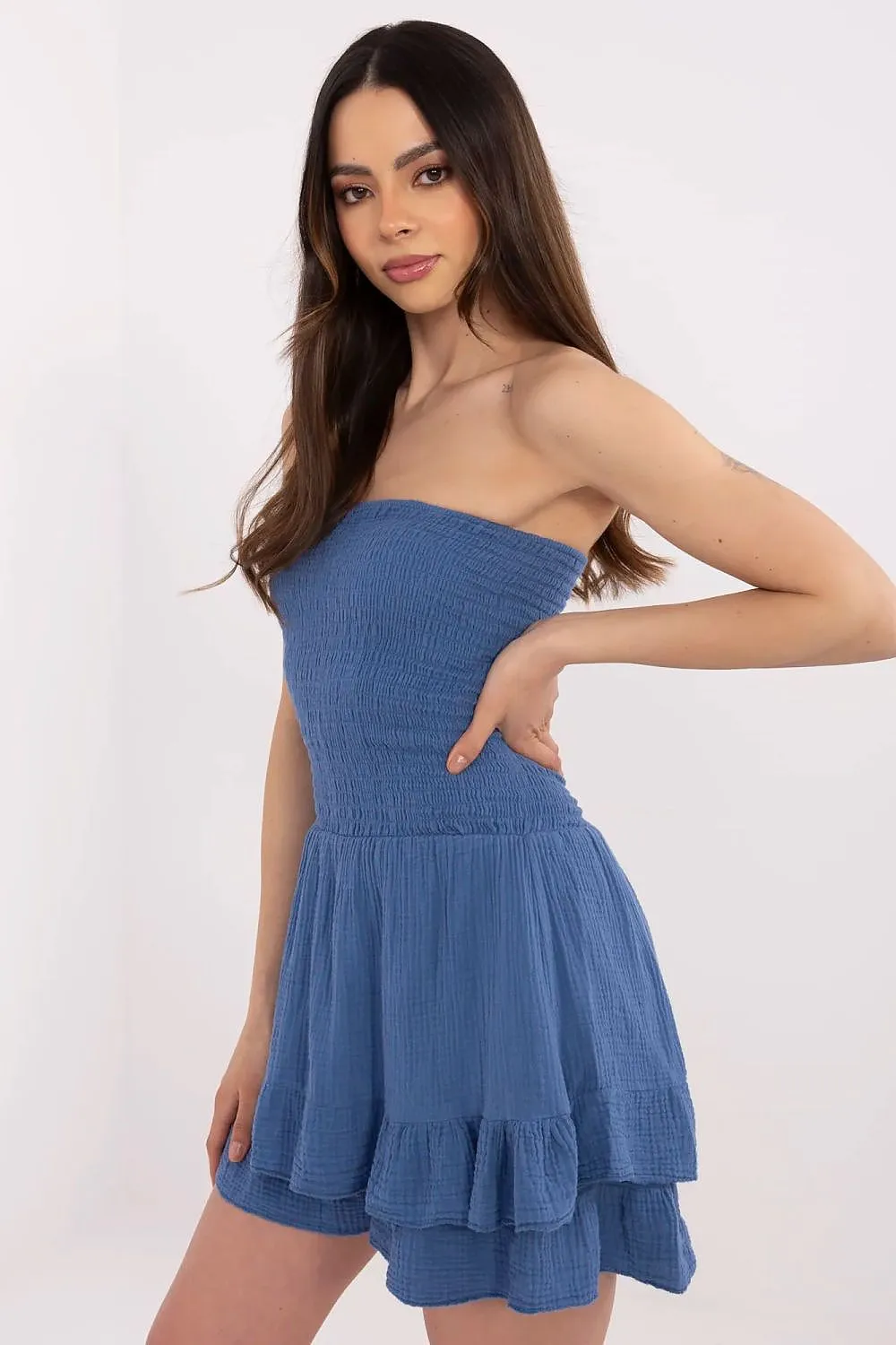 Stylish women's sleeveless romper