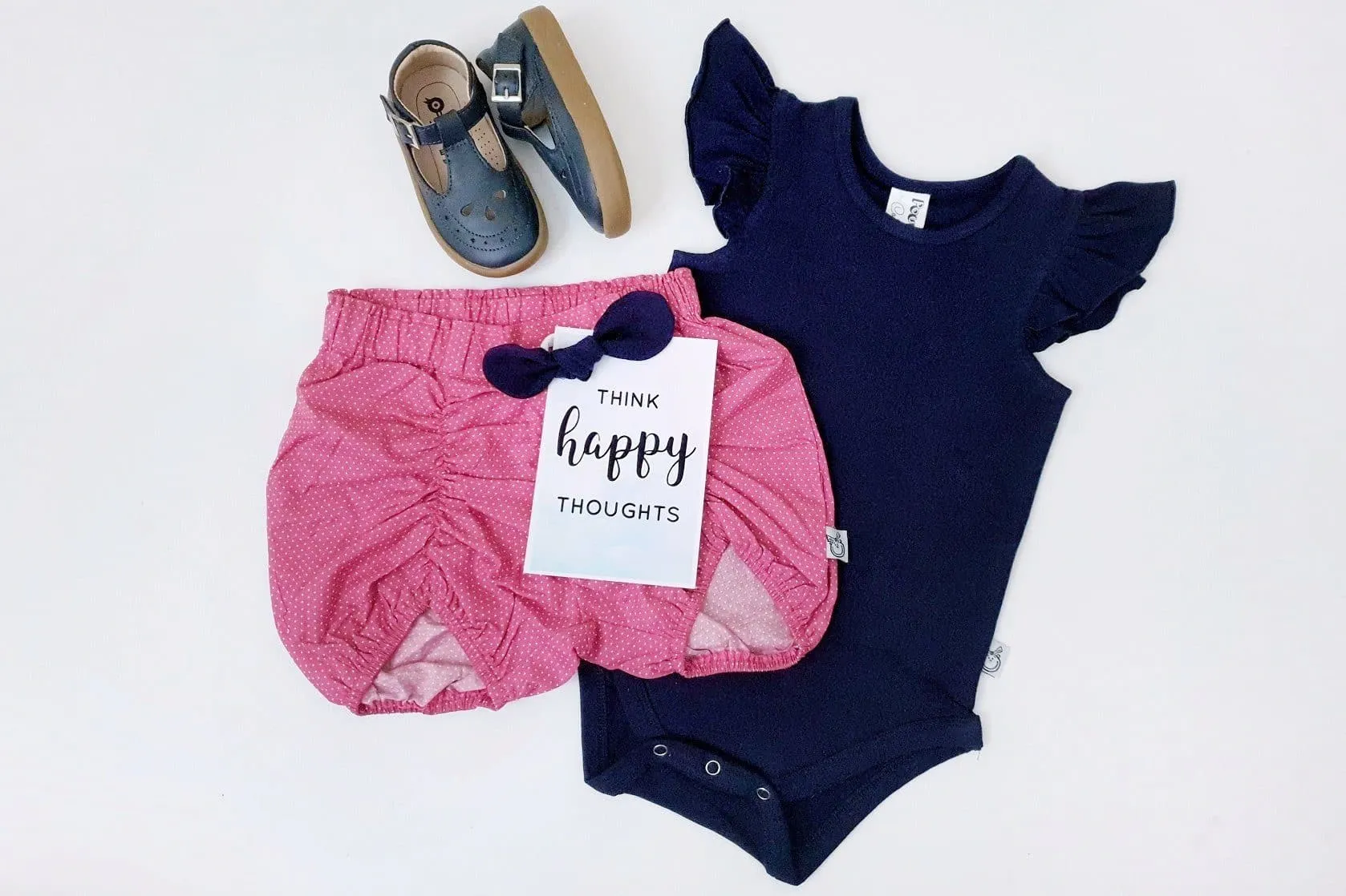 Summer Flutter Romper | Navy
