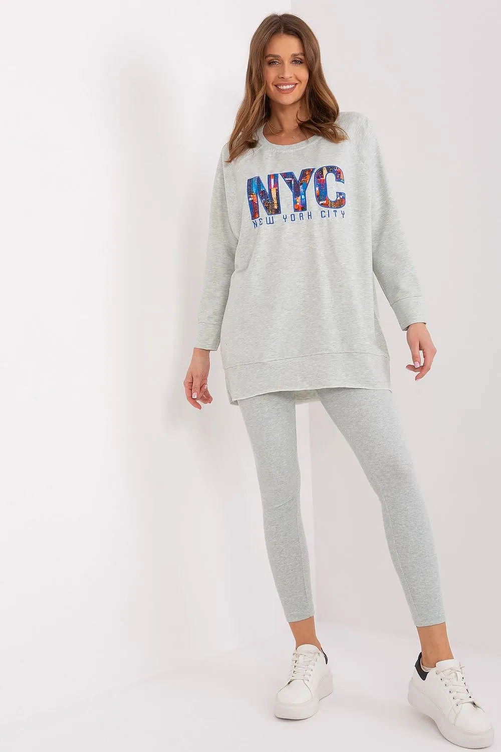 Sweatshirt and leggings casual set
