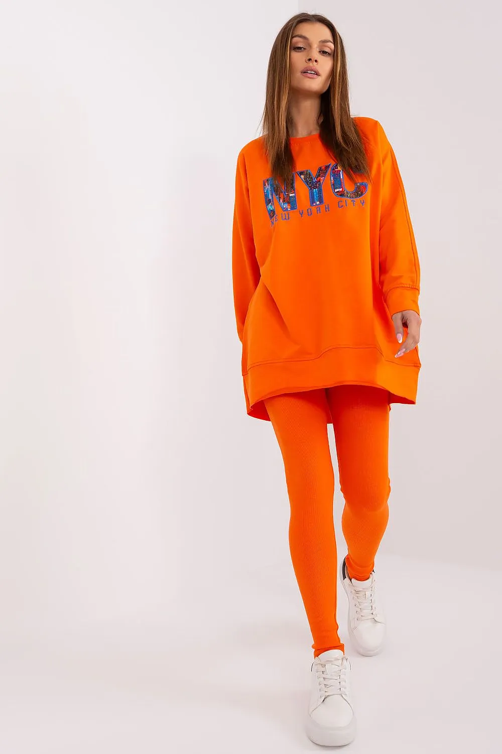 Sweatshirt and leggings casual set