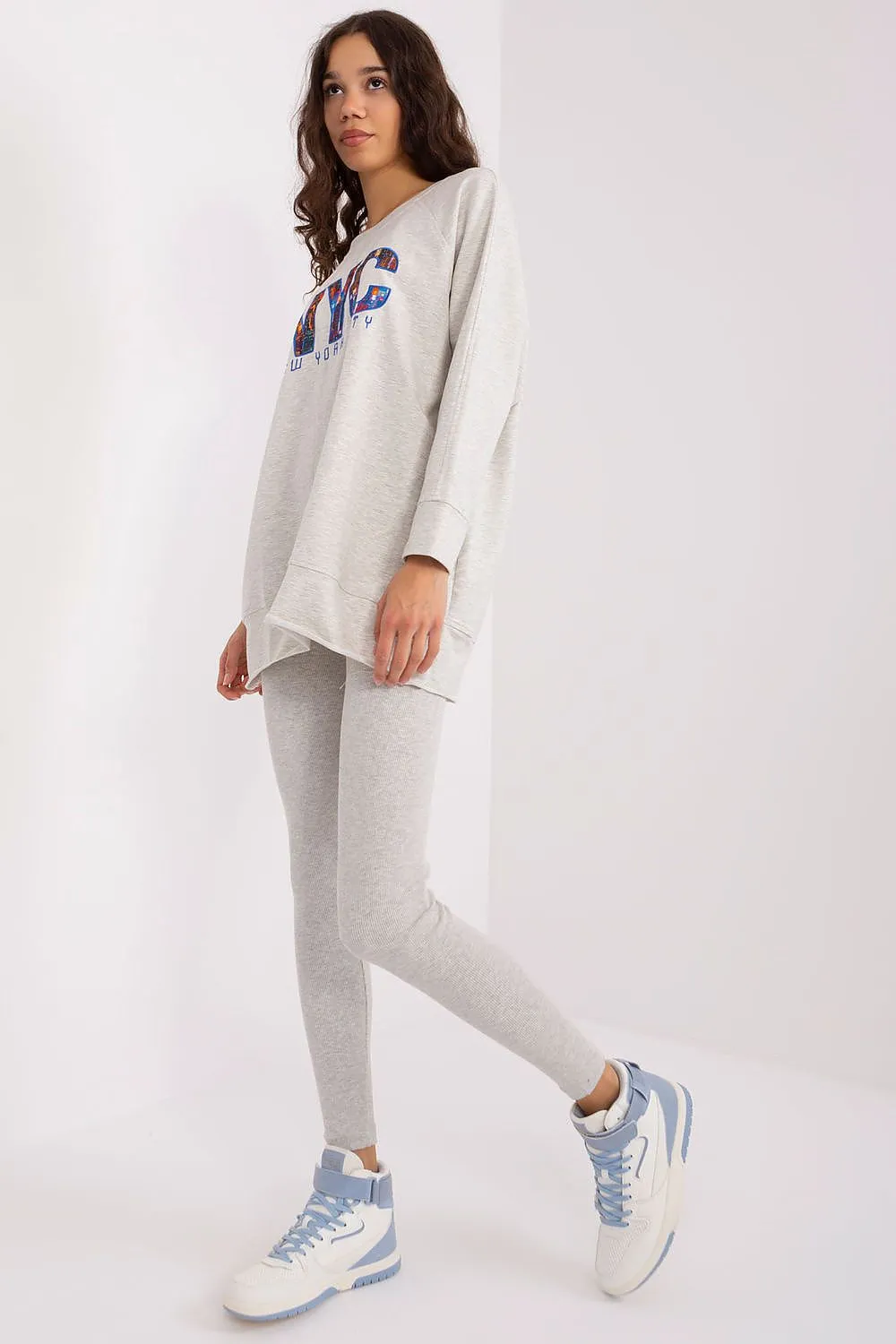 Sweatshirt and leggings casual set