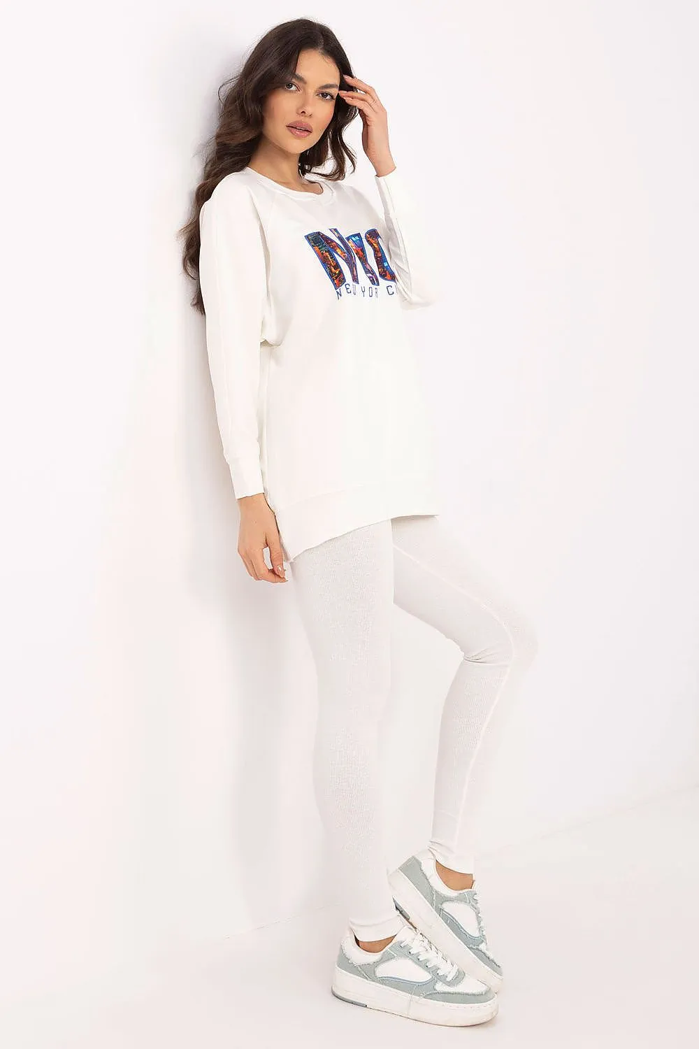 Sweatshirt and leggings casual set
