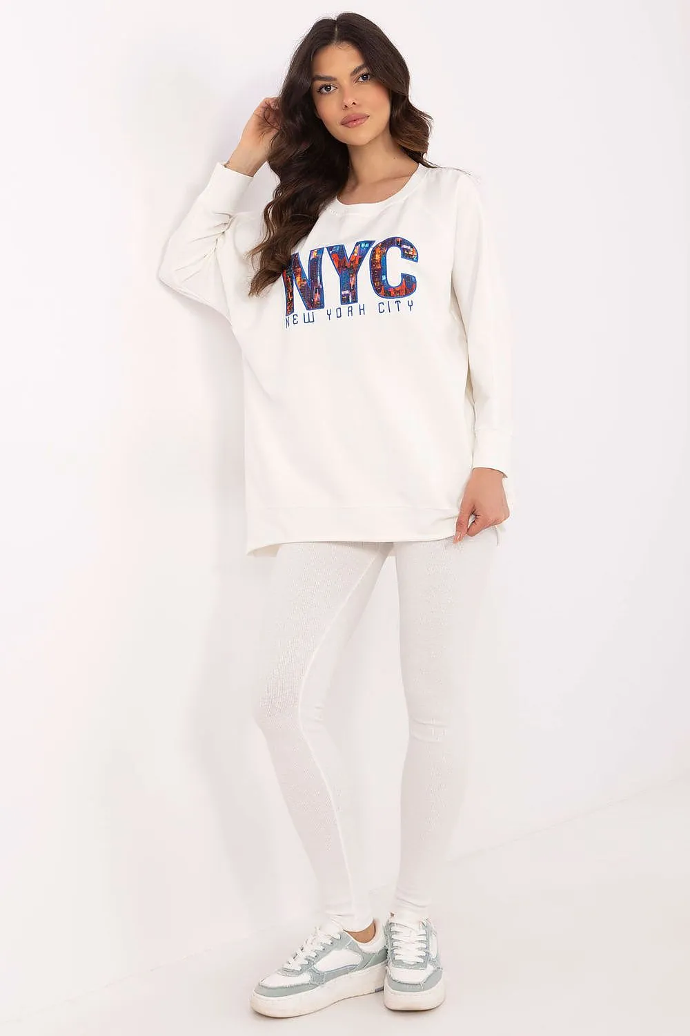 Sweatshirt and leggings casual set