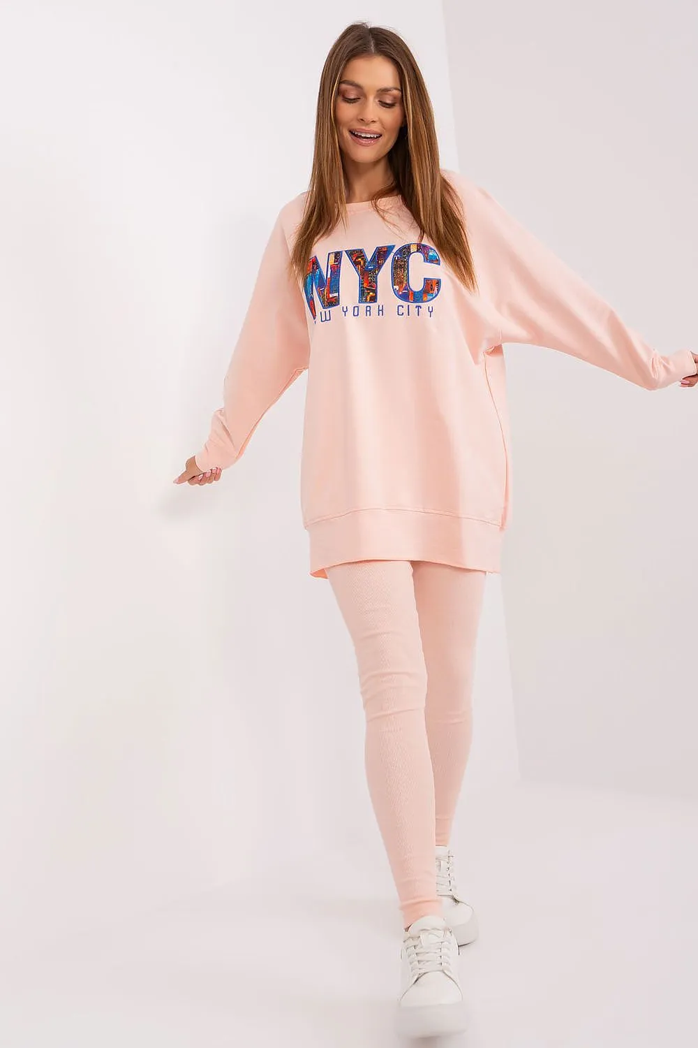 Sweatshirt and leggings casual set