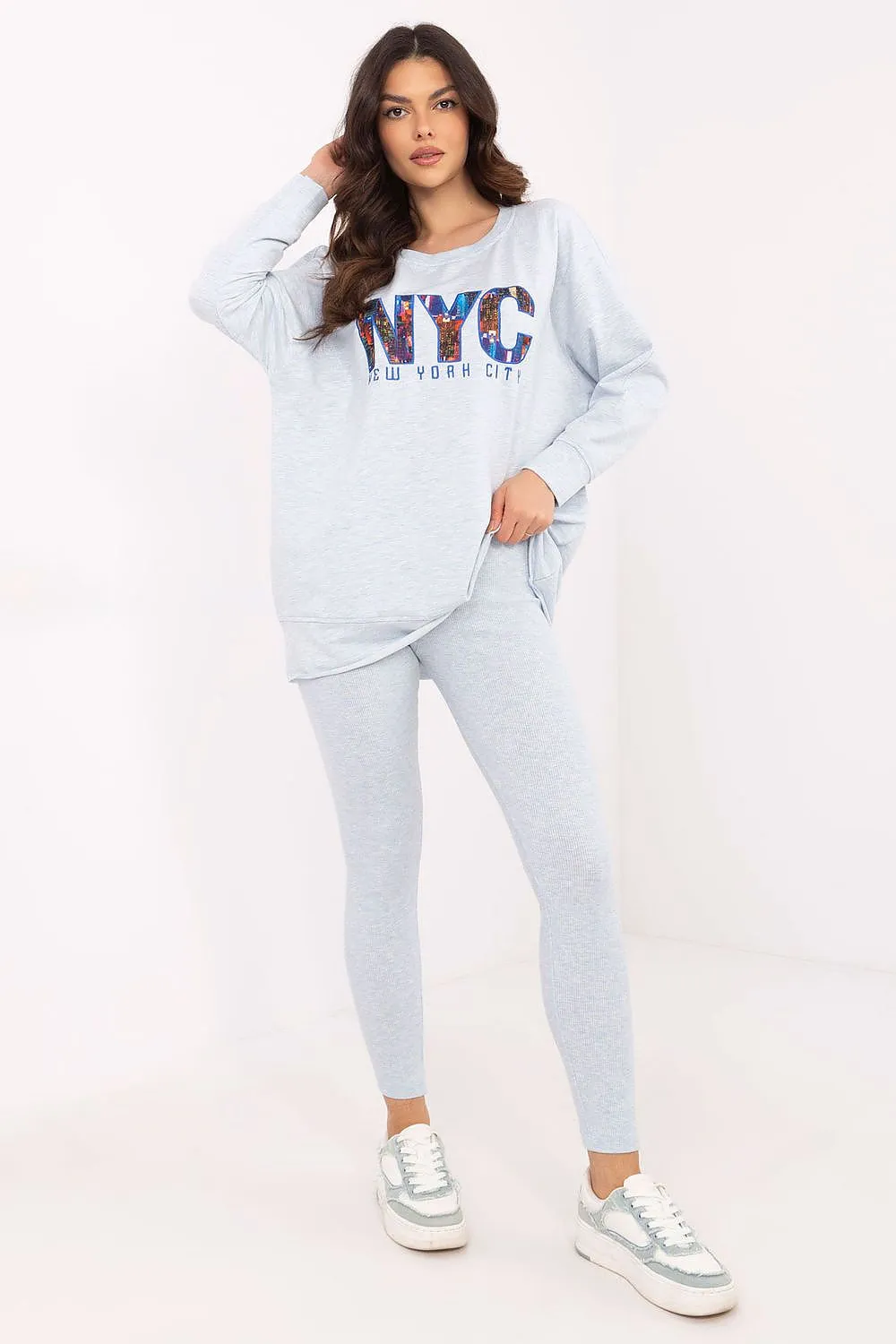 Sweatshirt and leggings casual set
