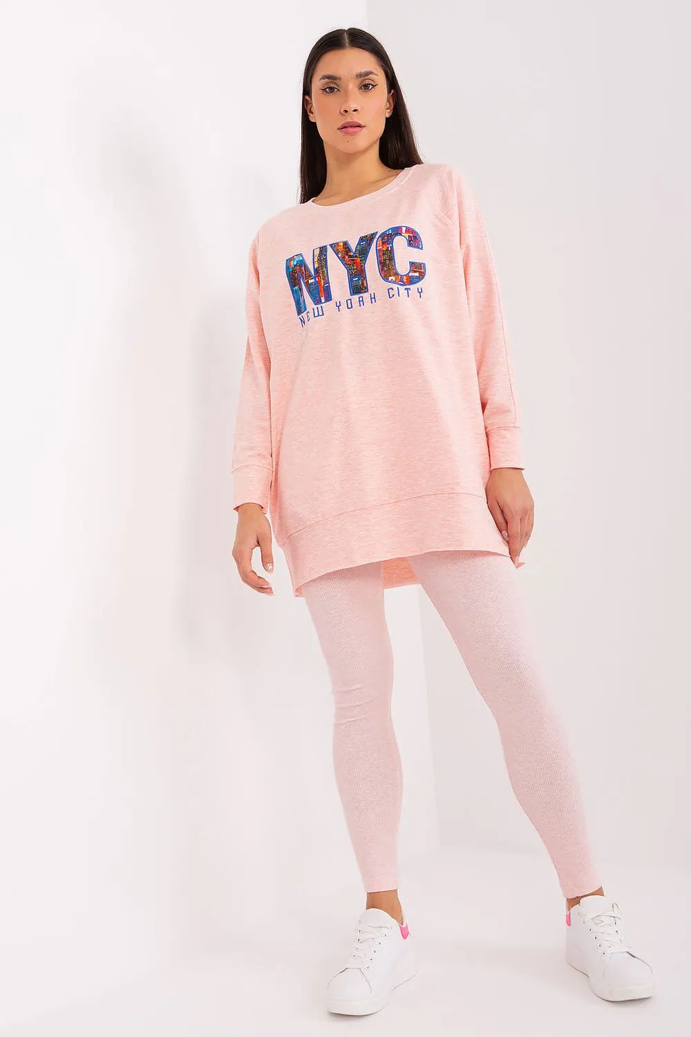Sweatshirt and leggings casual set