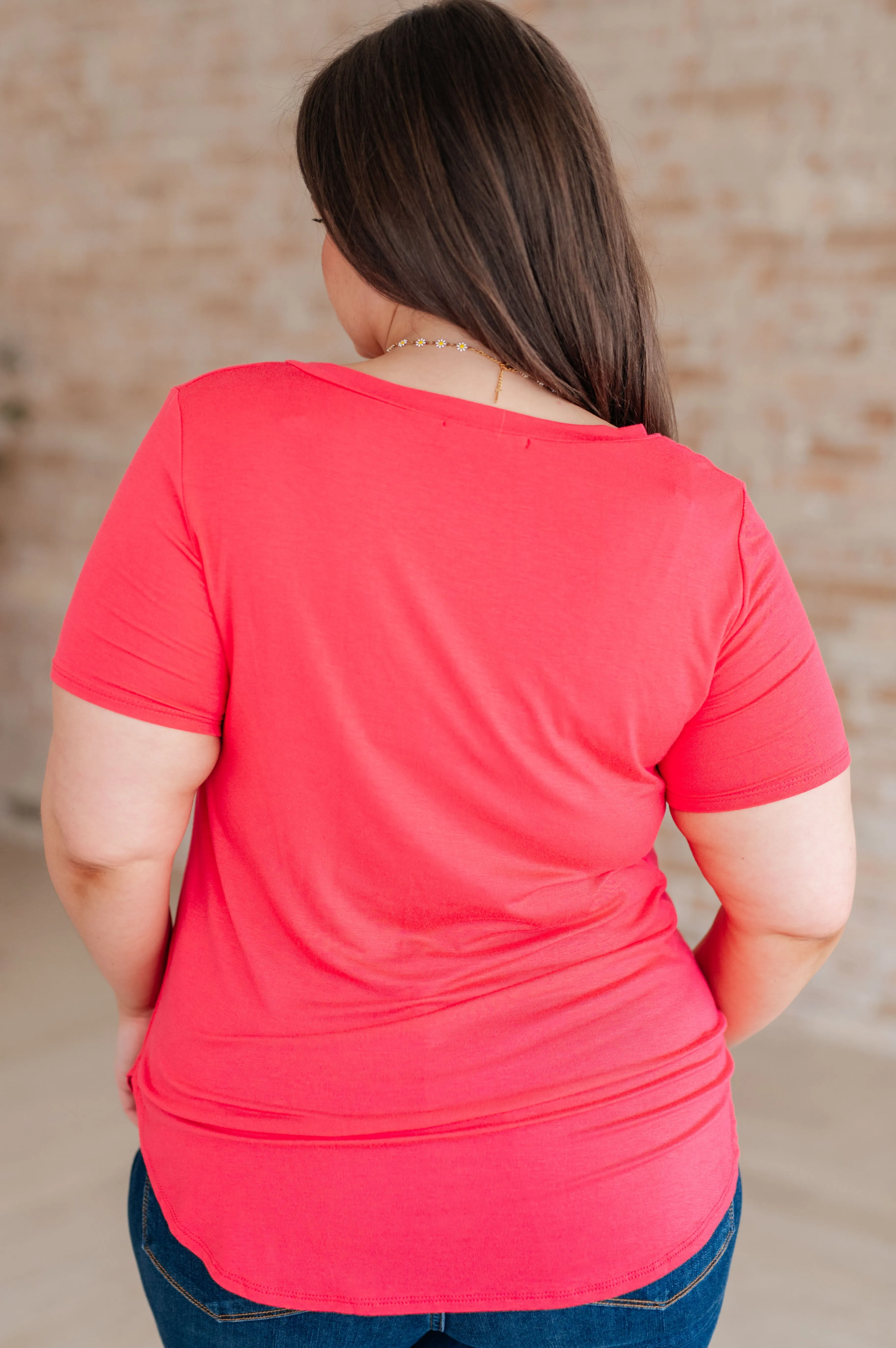 Take It Back Once More Basics Top in Watermelon