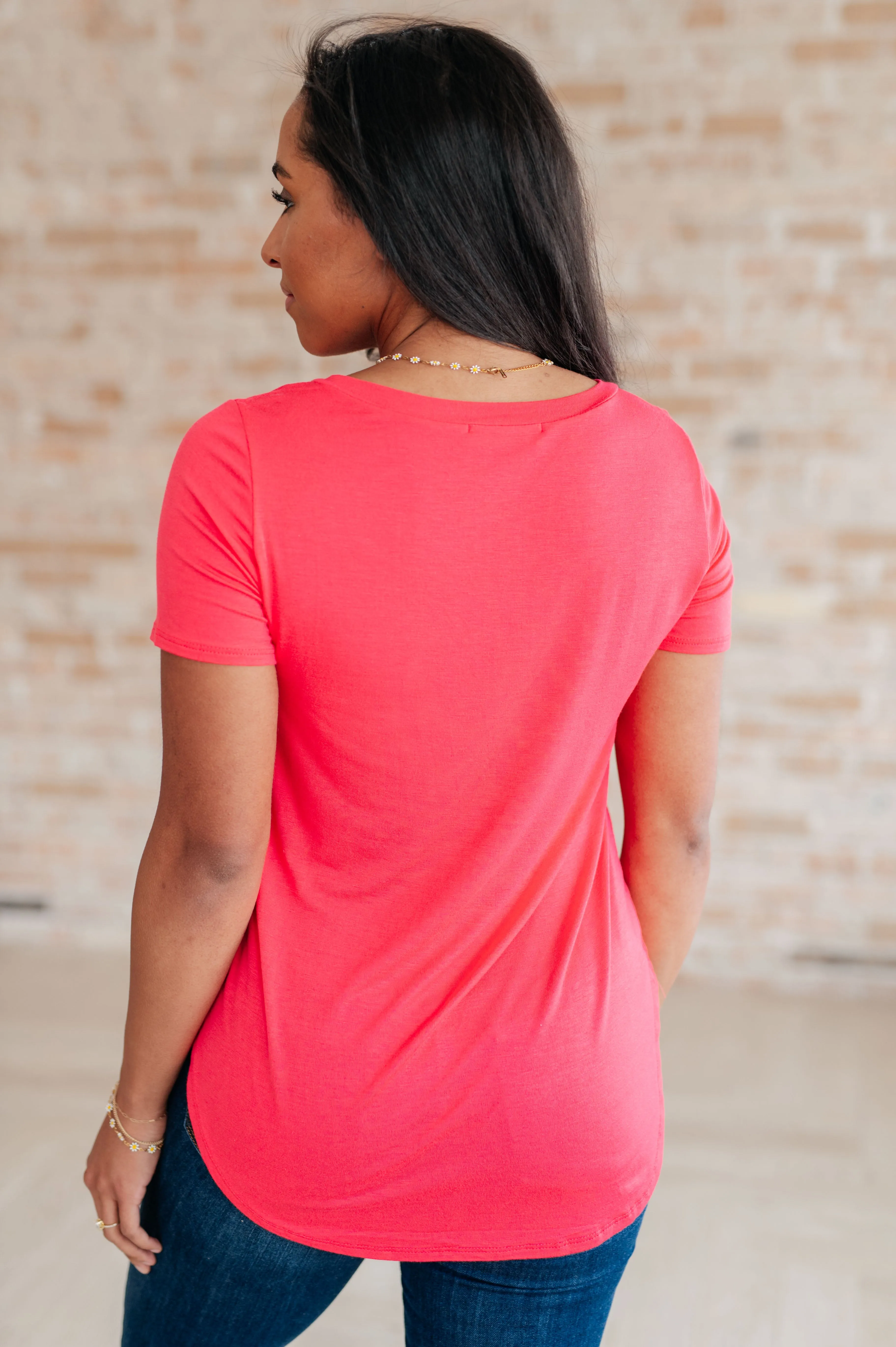 Take It Back Once More Basics Top in Watermelon