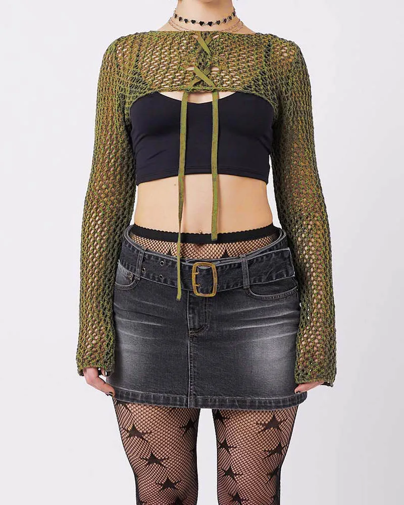 Templar Dame Shoelace Knit Bolero