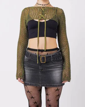 Templar Dame Shoelace Knit Bolero
