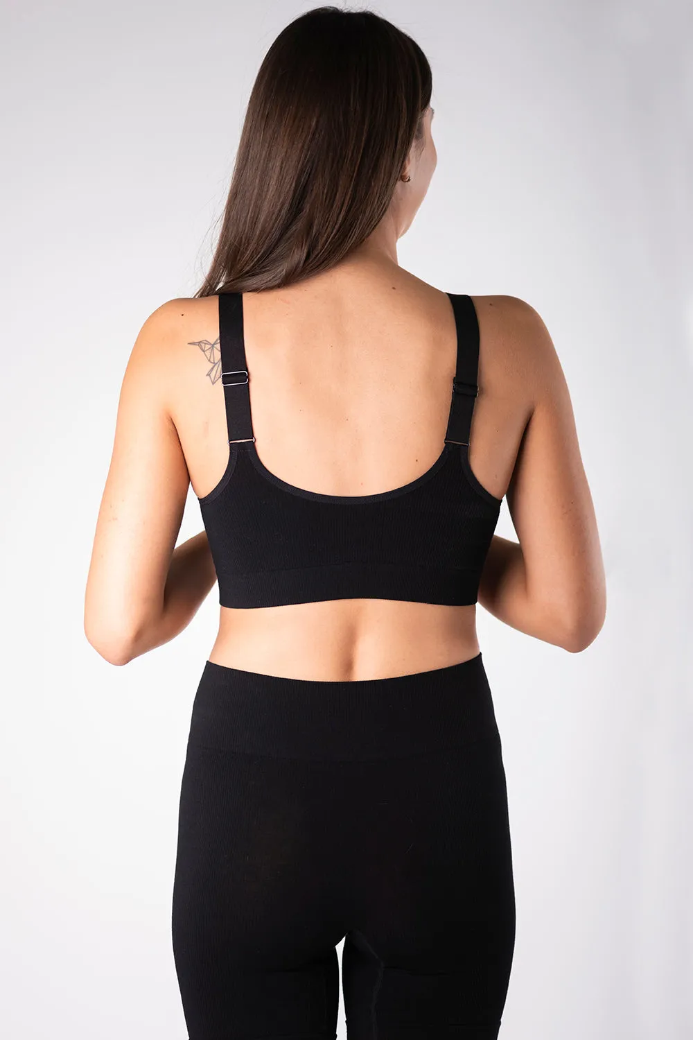 Terrera Ribbed Contour Bamboo Bralette-40690