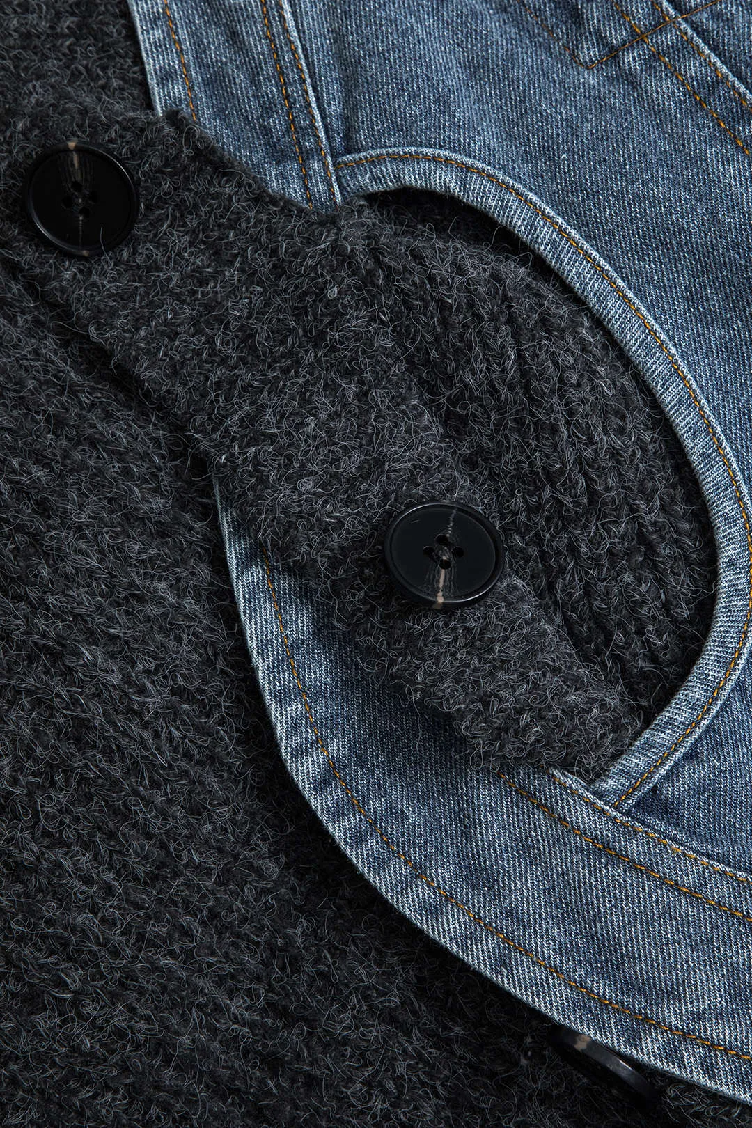 Tonya - Asymmetrical Design with Pockets Woman's Cardigan
