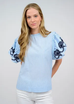 Trellis Stripe Top
