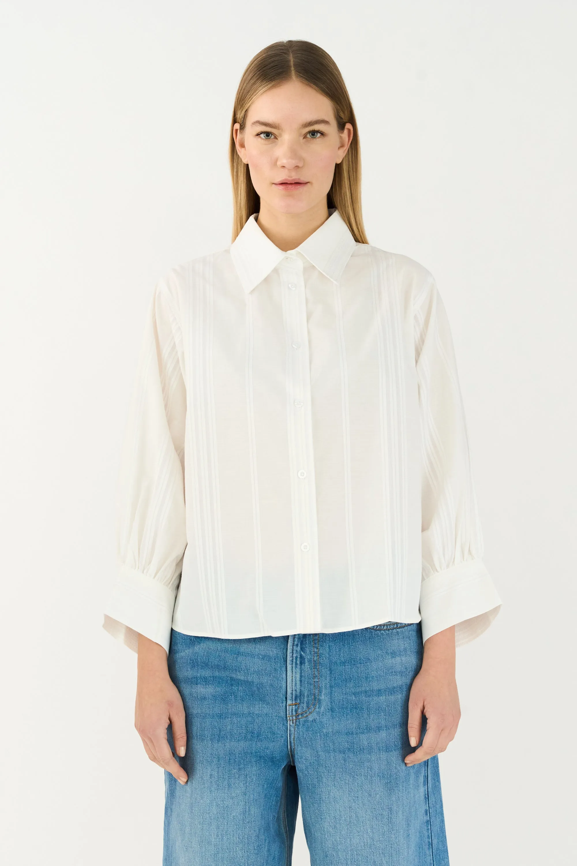 TRW-Exclusive Hepburn Shirt - Optical white