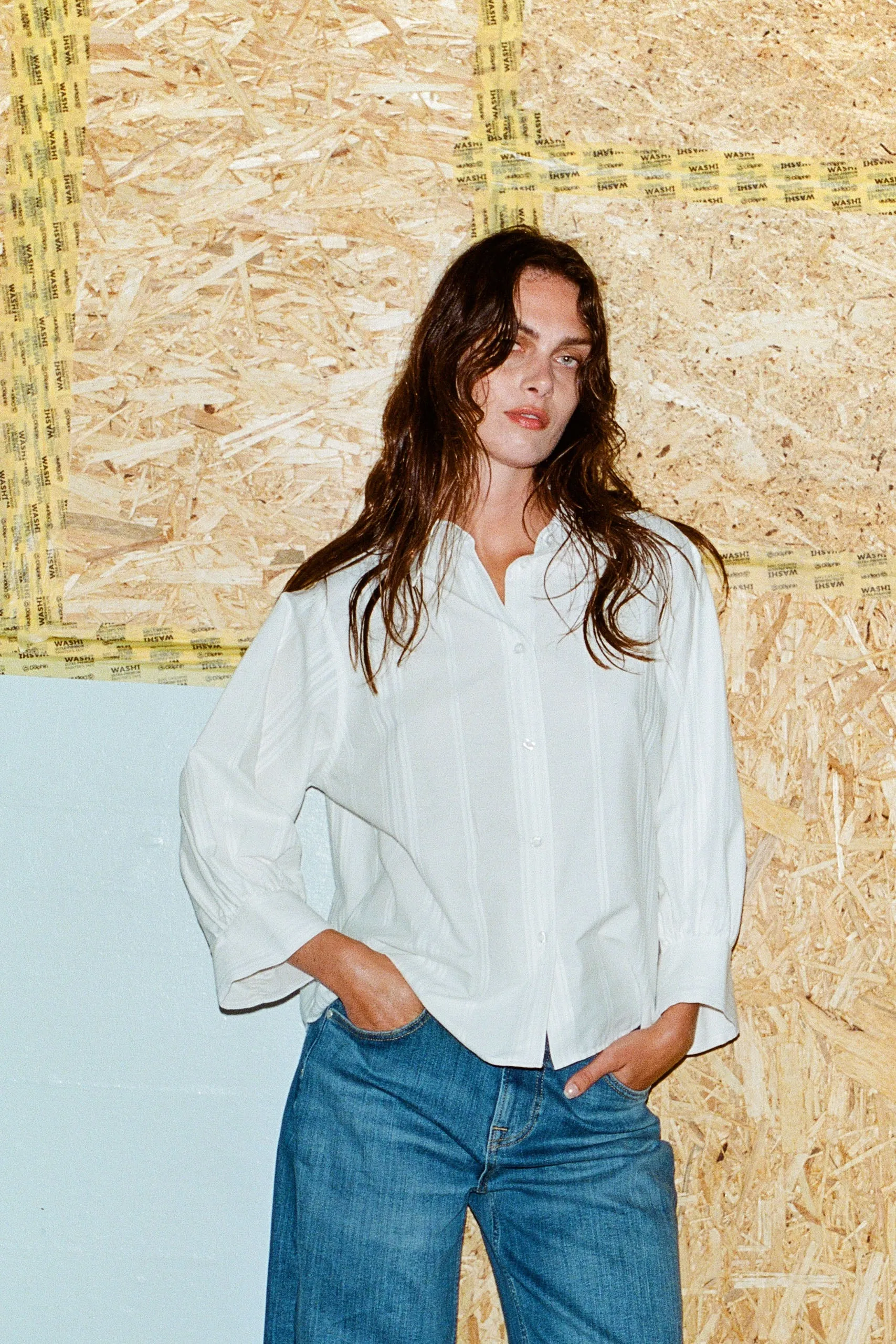 TRW-Exclusive Hepburn Shirt - Optical white