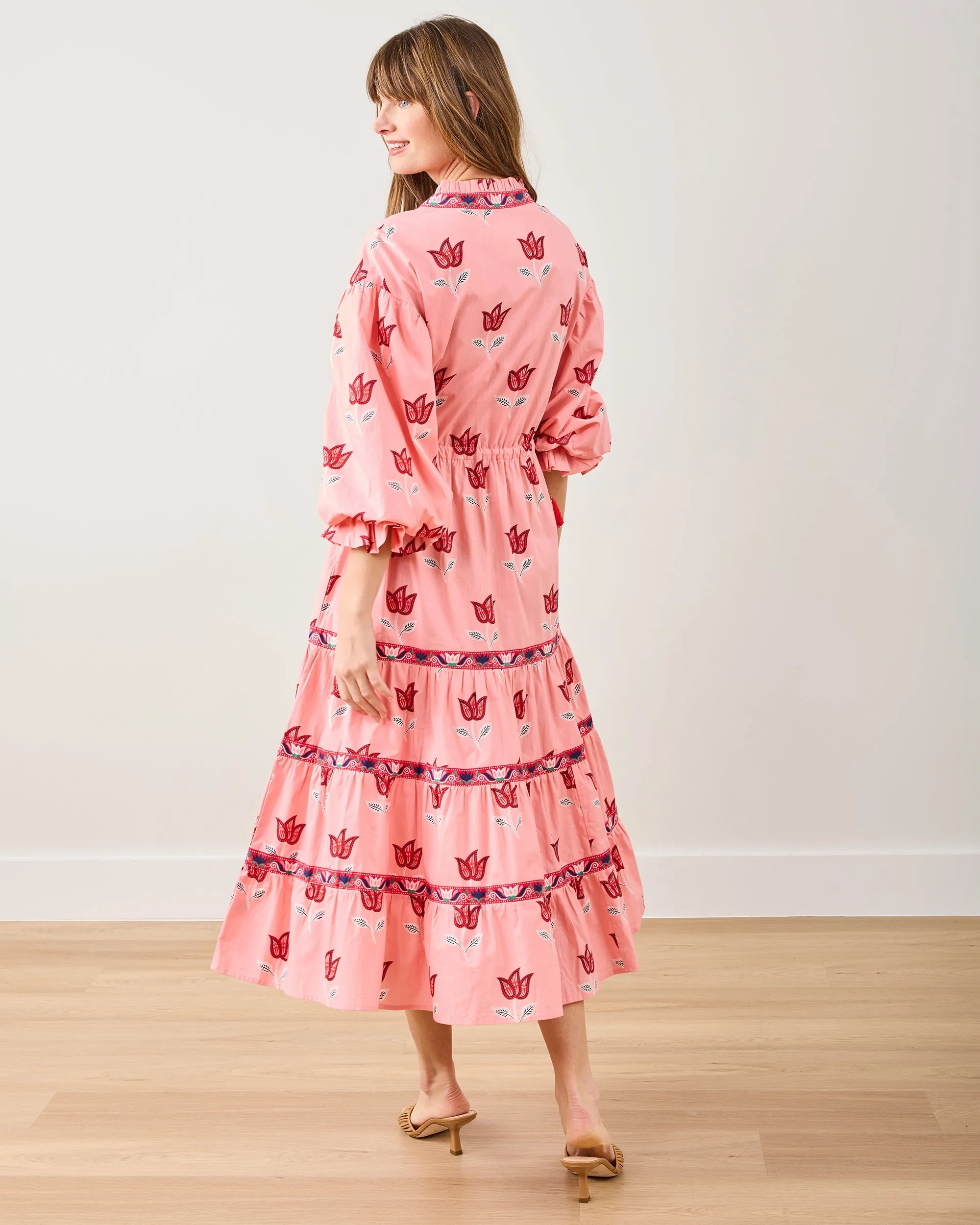 Tulip Bloom - Coconut Café Dress - French Pink