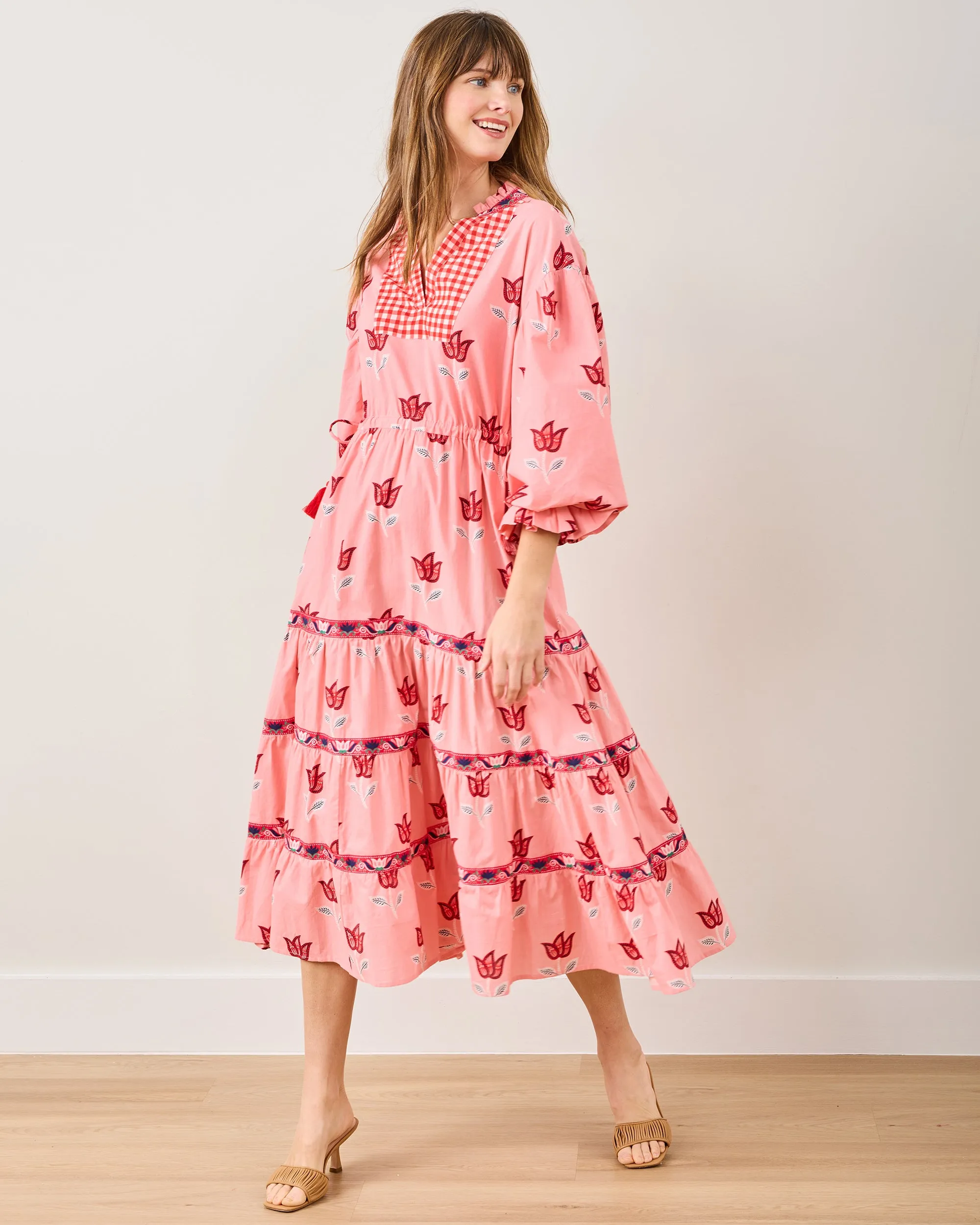 Tulip Bloom - Coconut Café Dress - French Pink