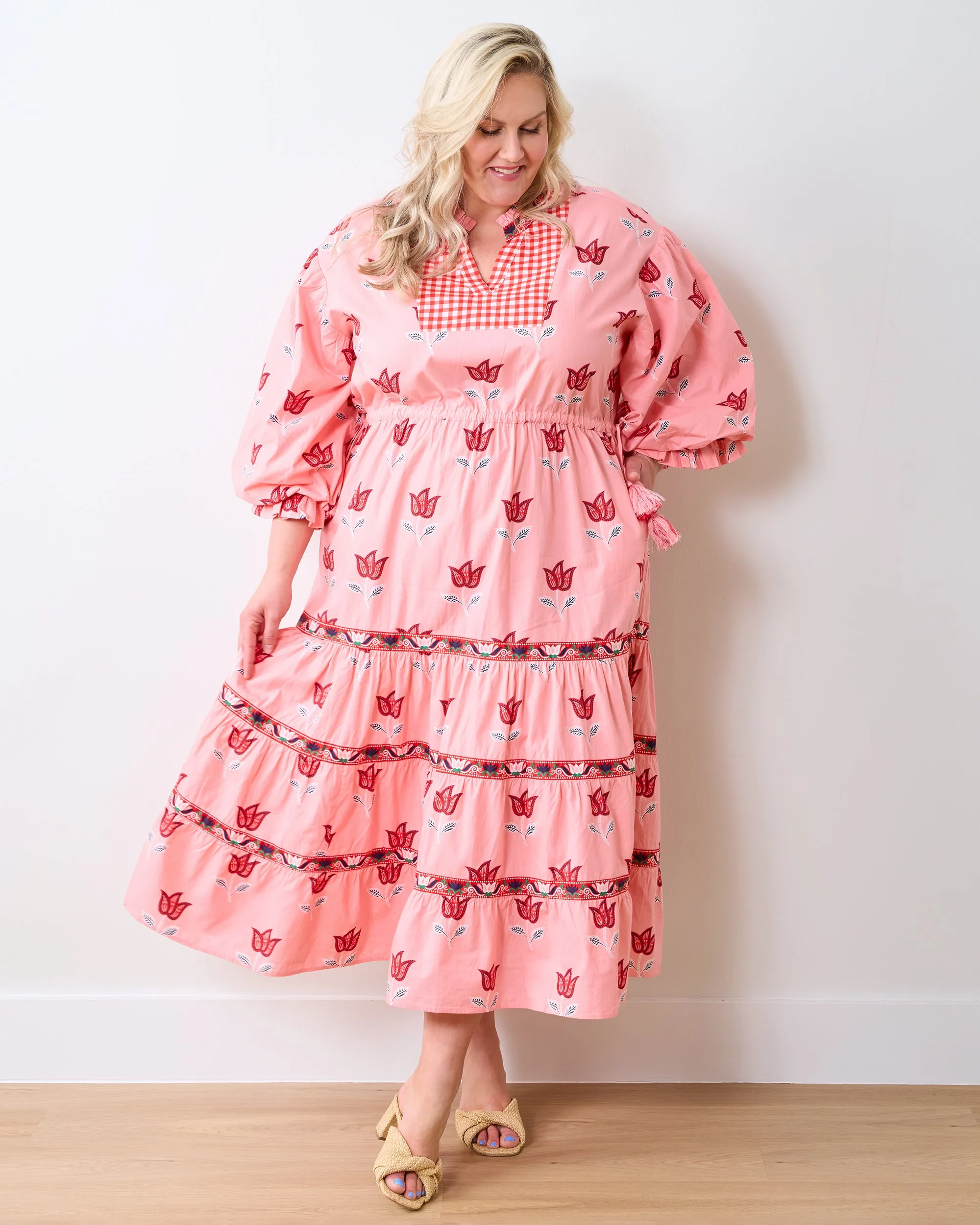 Tulip Bloom - Coconut Café Dress - French Pink