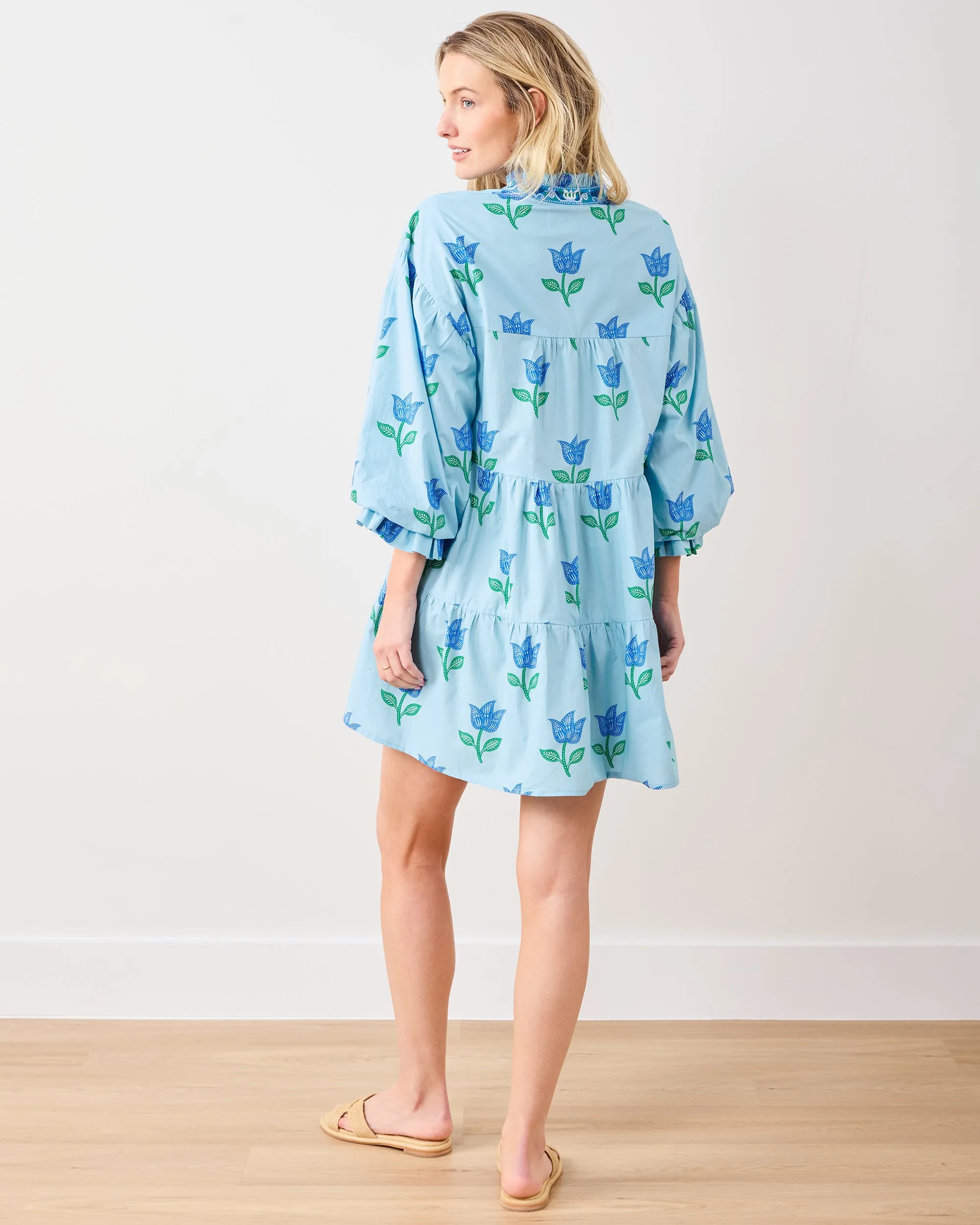 Tulip Bloom - Rosalita Dress - Oasis Sky