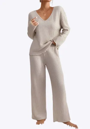 Ulyana - Relaxed Ribbed Fit Woman's Lounge Set