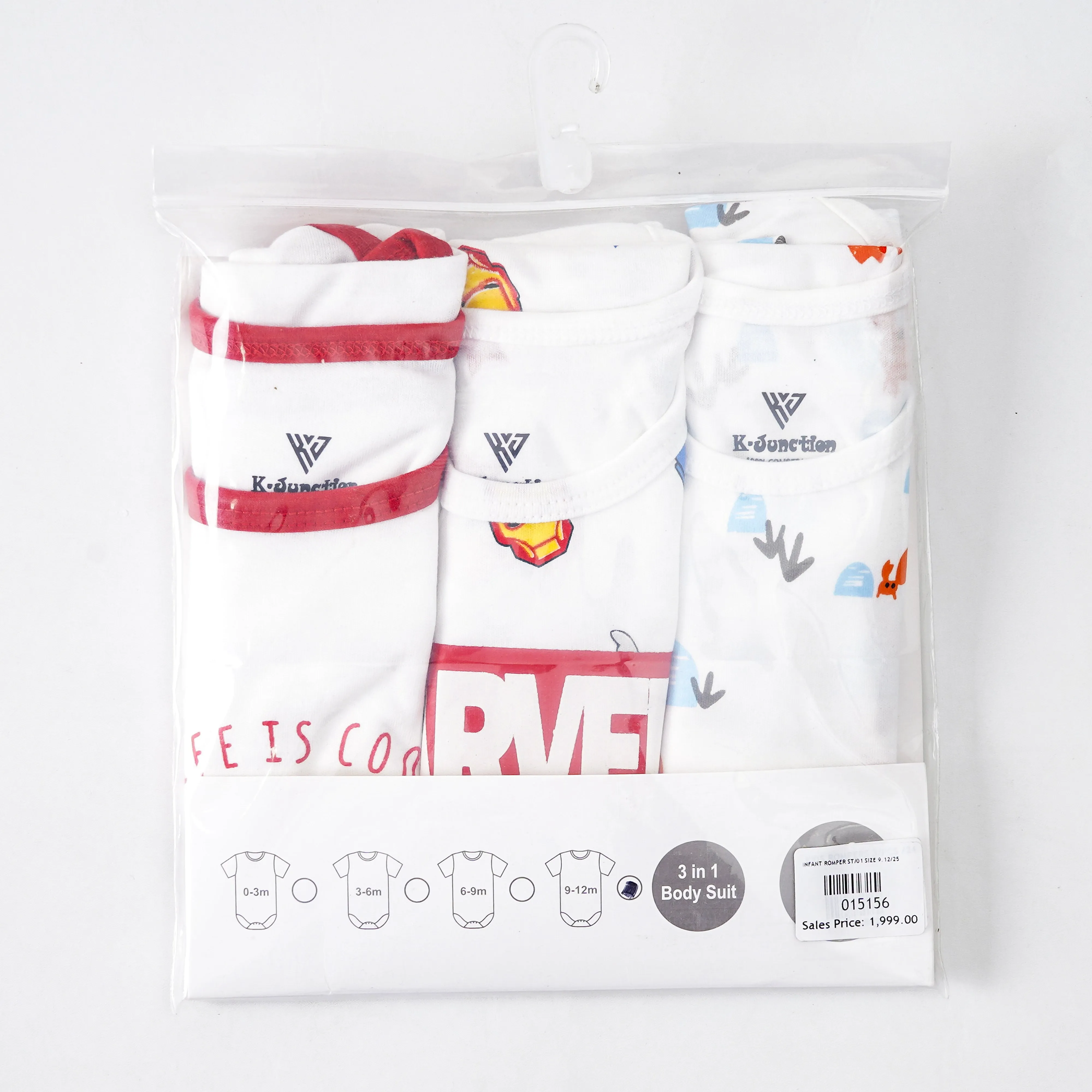 Unisex Romper (Pack of 3)