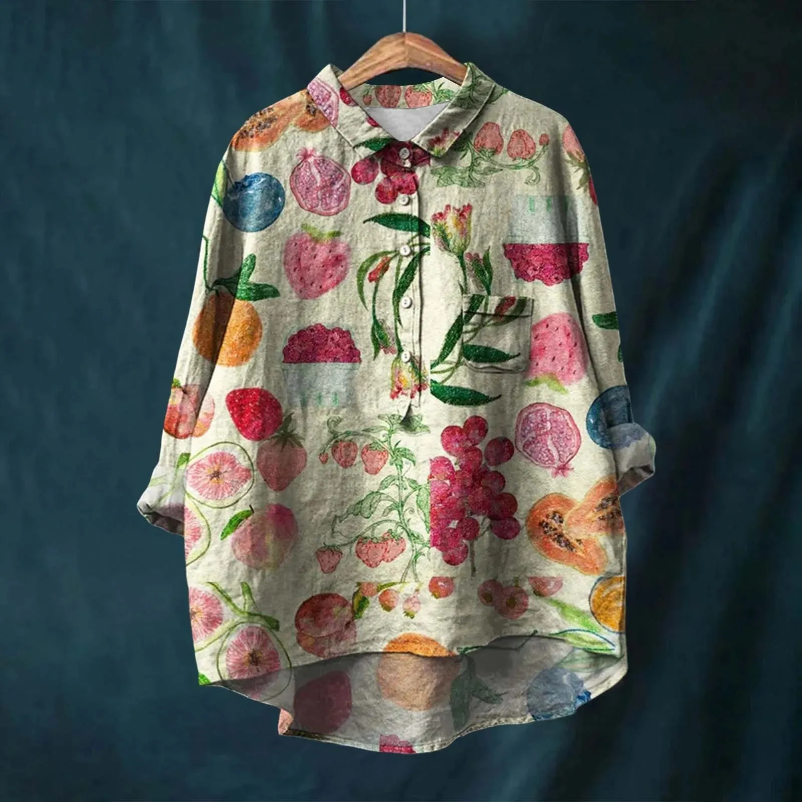 Ursula™ | Button Up Floral Blouse