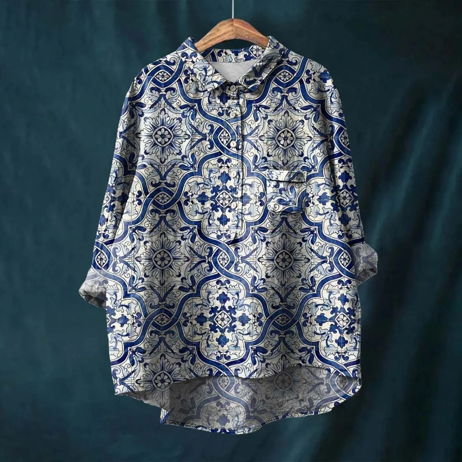 Ursula™ | Button Up Floral Blouse