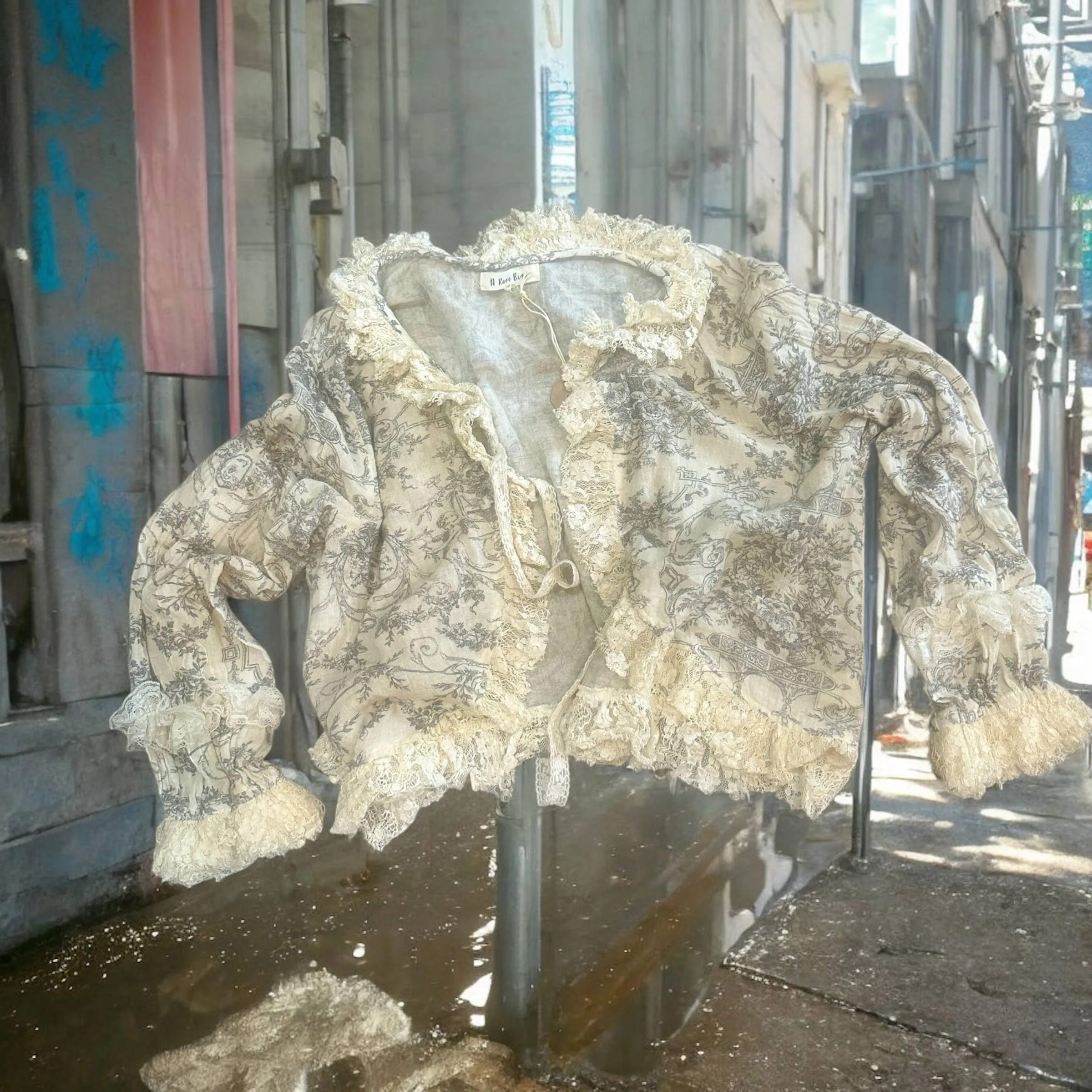 Vintage Lace Toile Shacket