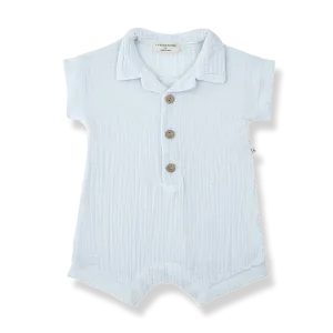Vittorio Misty Blue Romper
