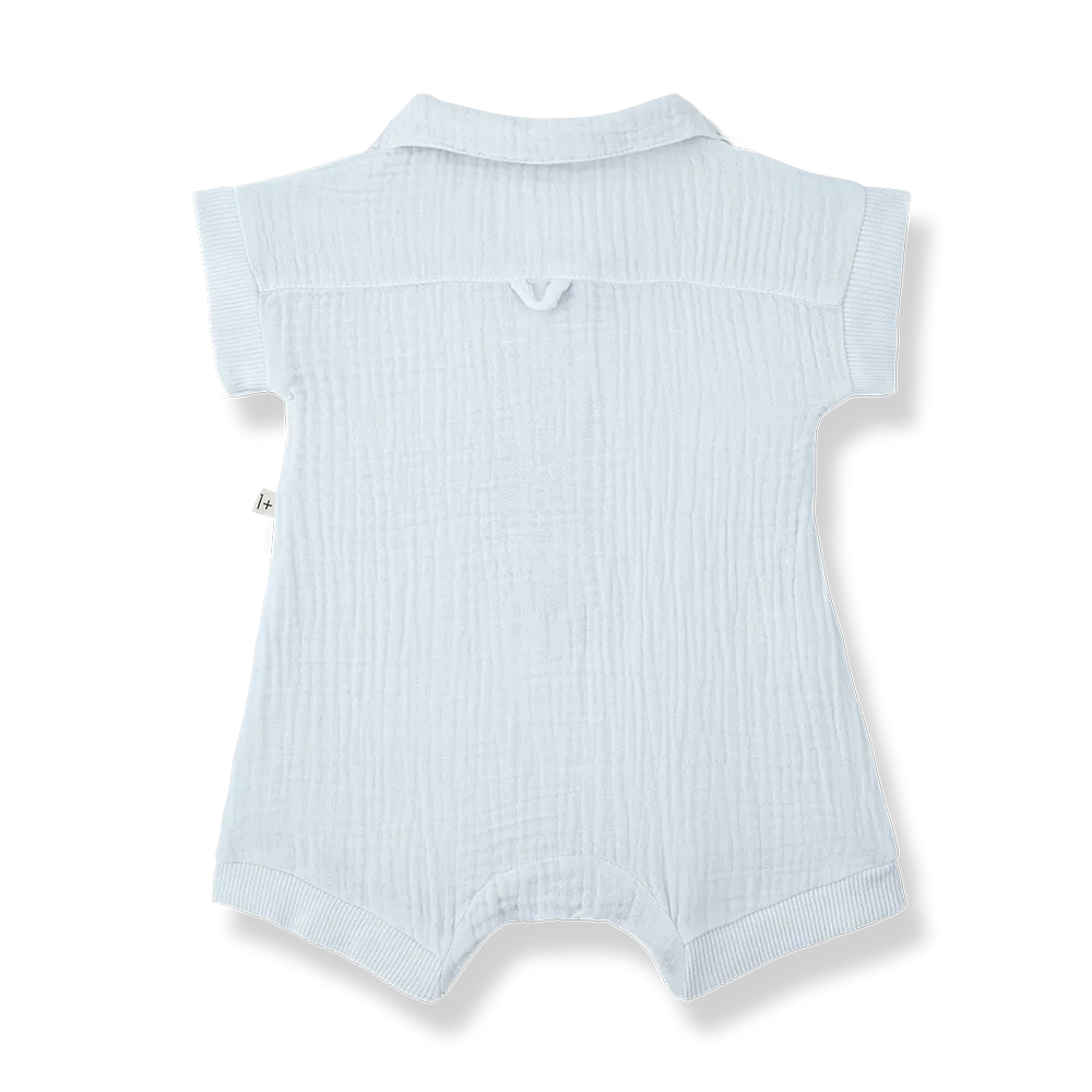 Vittorio Misty Blue Romper