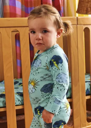 Weather Report Organic LS Zip Romper