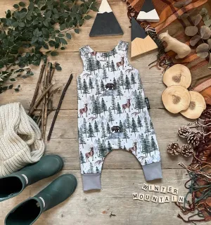 Winter Mountain Romper 3-6 Months