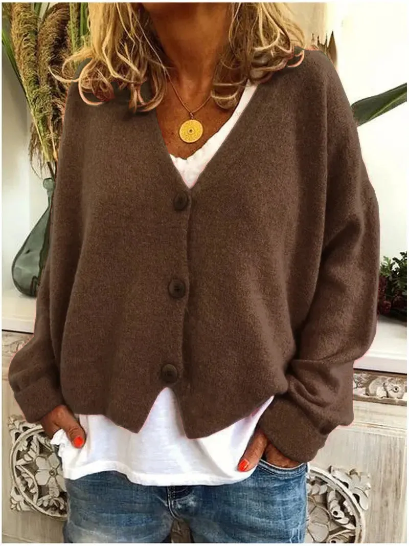 Women Cardigan Short Sweater