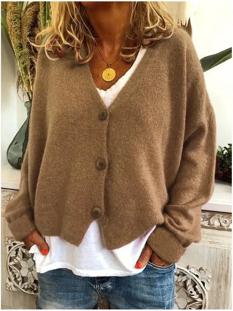 Women Cardigan Short Sweater