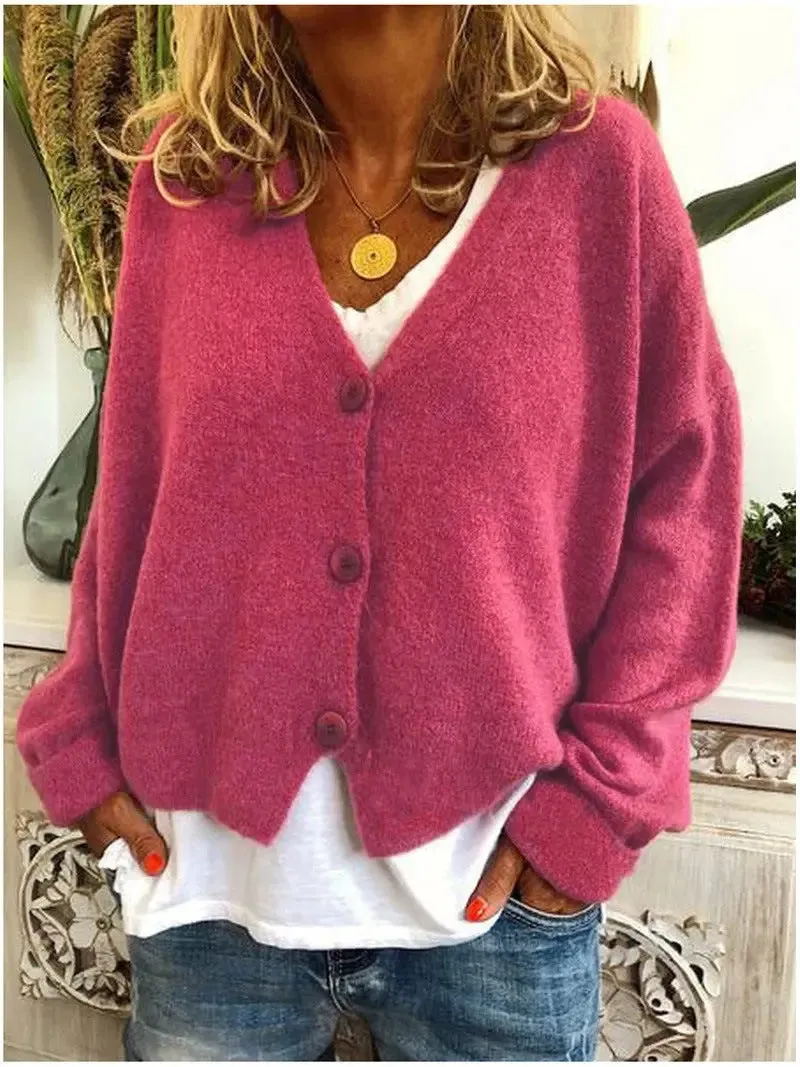 Women Cardigan Short Sweater