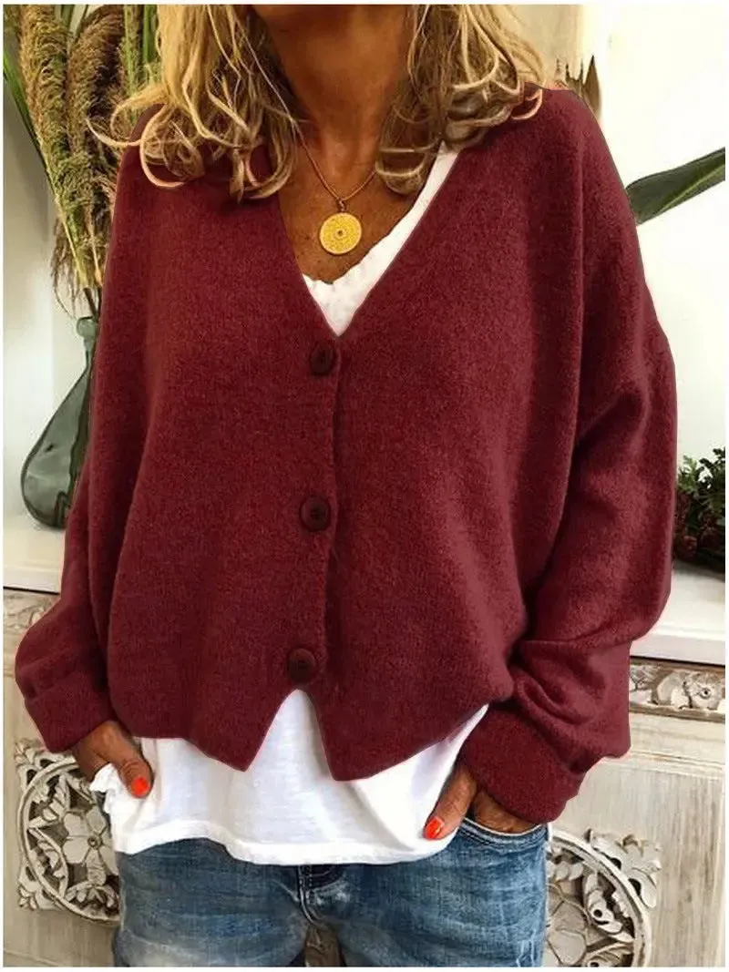 Women Cardigan Short Sweater