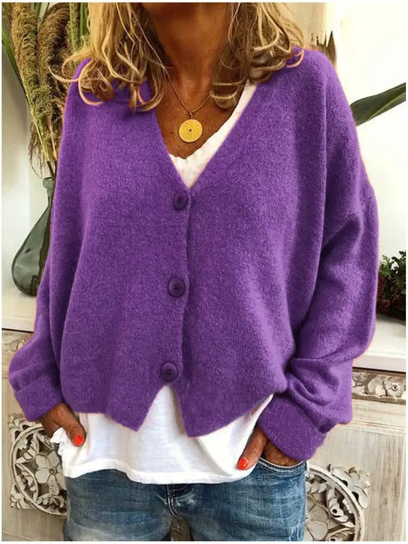 Women Cardigan Short Sweater