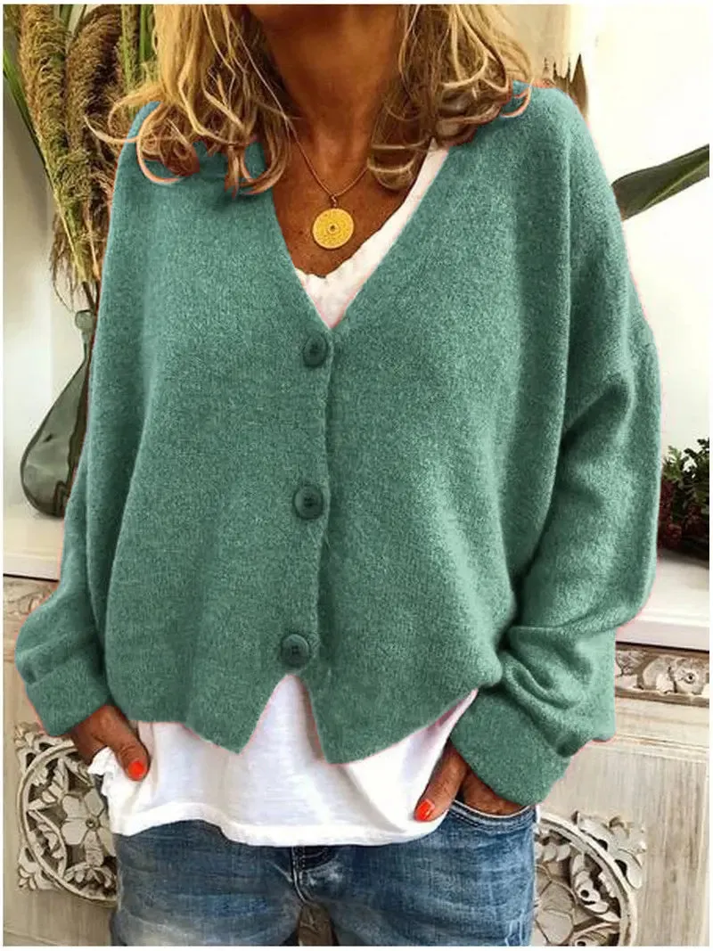 Women Cardigan Short Sweater