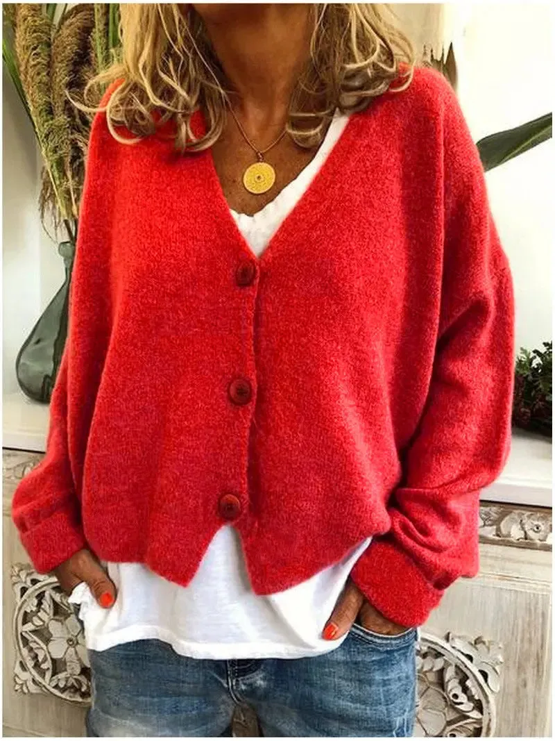 Women Cardigan Short Sweater
