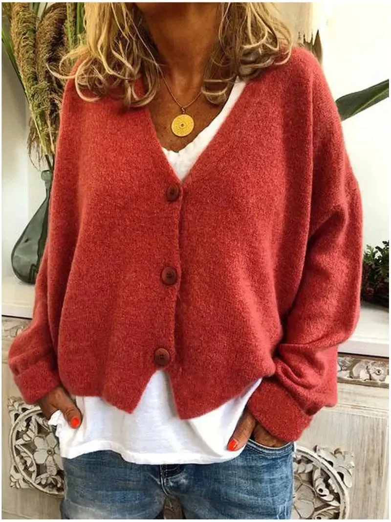Women Cardigan Short Sweater