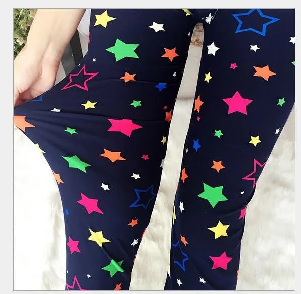 Women Leggings7 Styles Colorful Printing Better Flexibility Printed Leggings and Women Print Pants