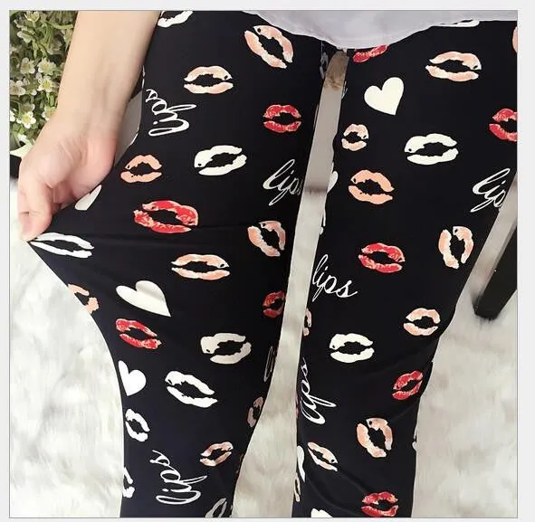 Women Leggings7 Styles Colorful Printing Better Flexibility Printed Leggings and Women Print Pants