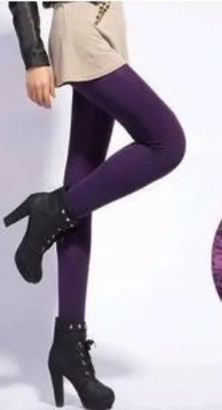 Women's High Elasticity Warm Leggings Thick Velvet Pants