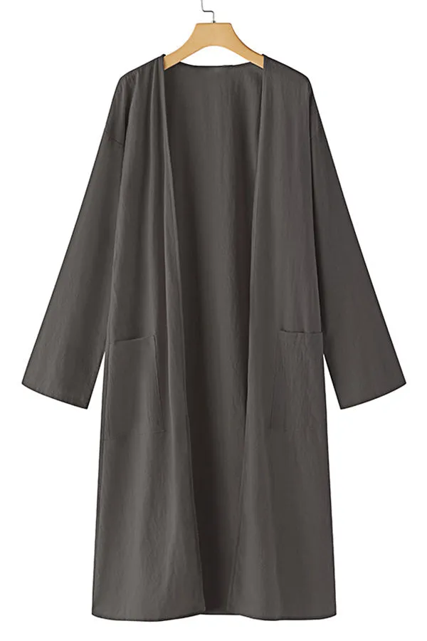 Women's Loose V-neck Trench Coat