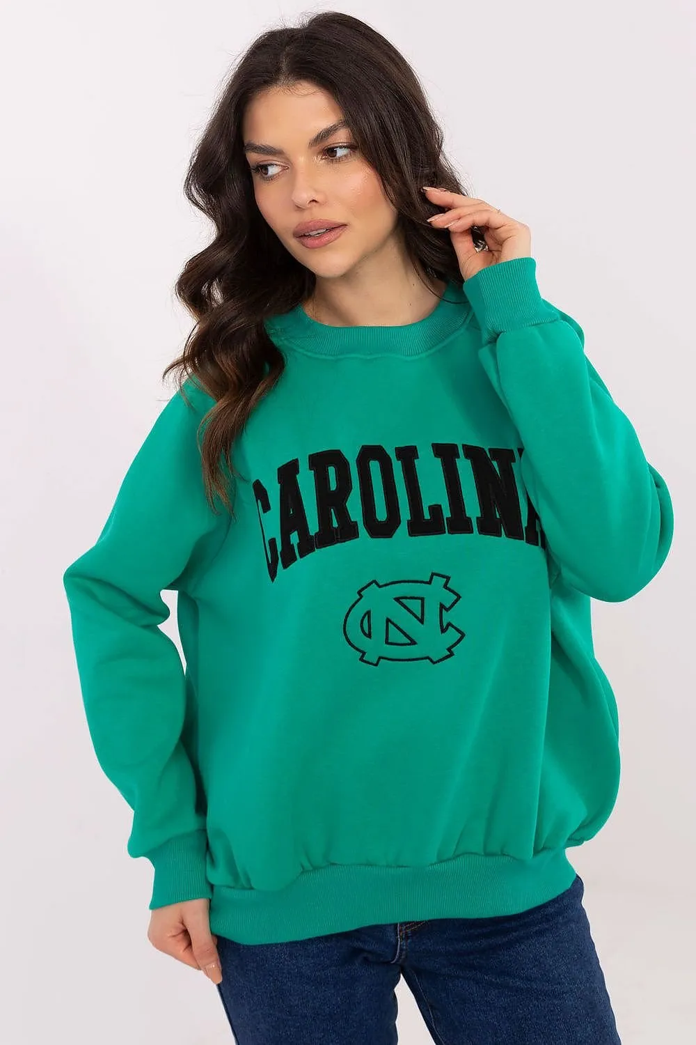 Women's round neck casual sweatshirt