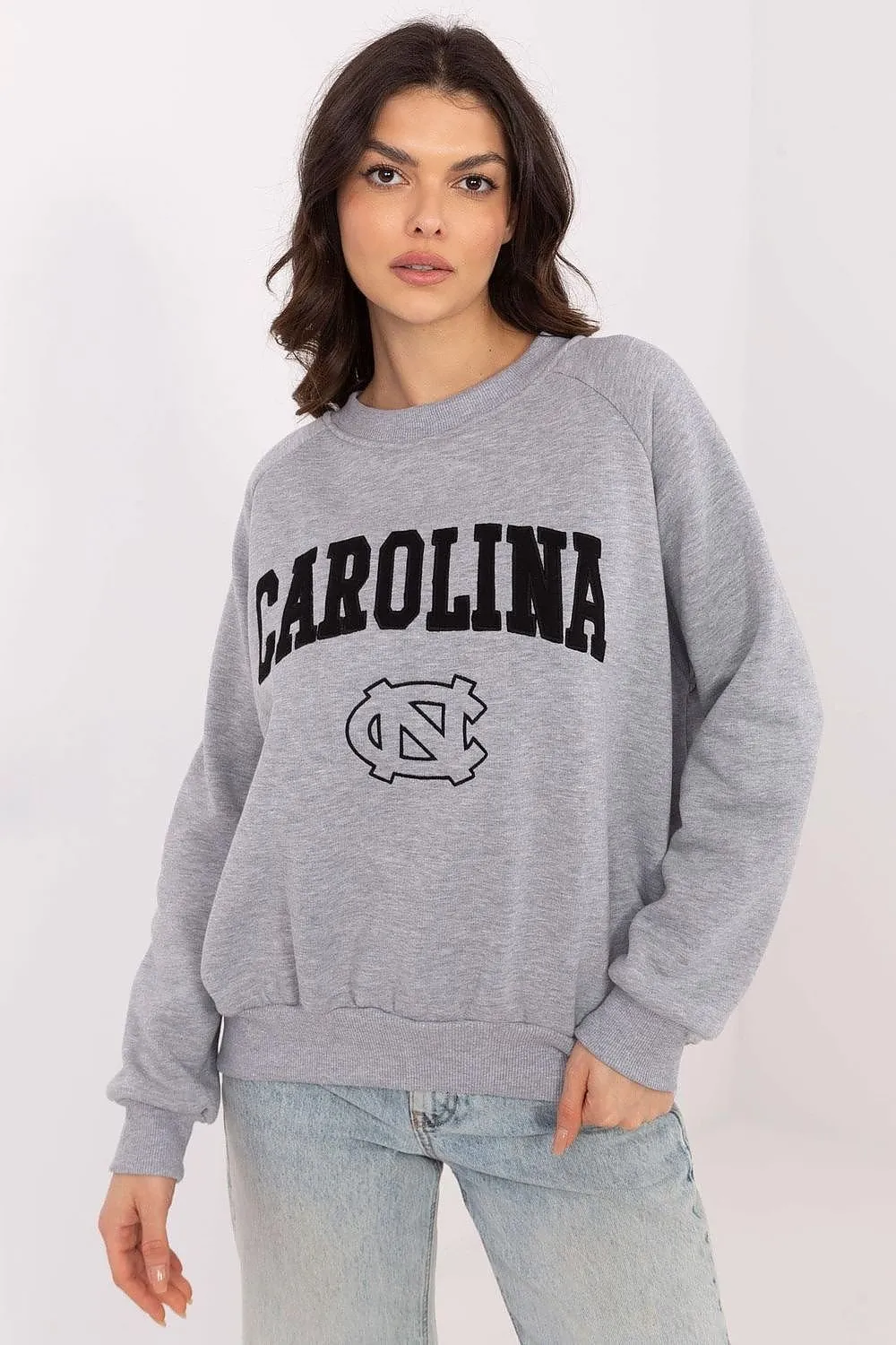 Women's round neck casual sweatshirt