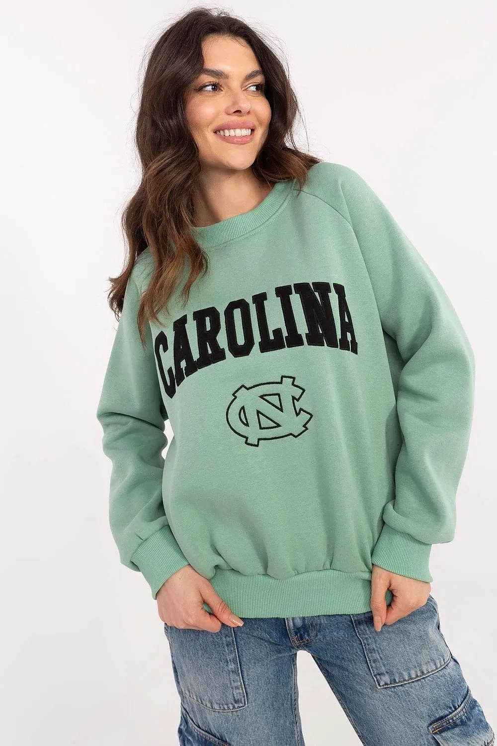 Women's round neck casual sweatshirt
