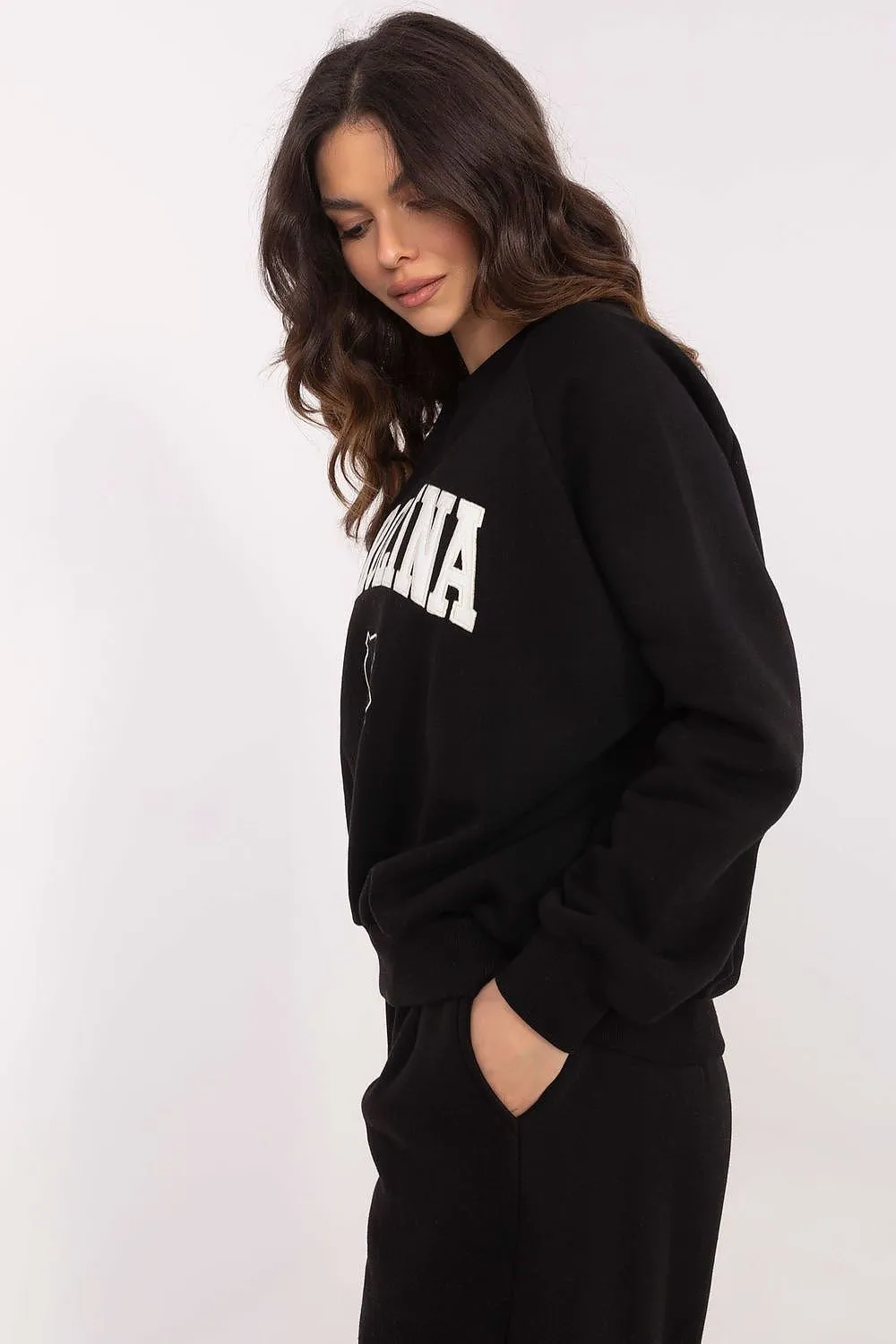 Women's round neck casual sweatshirt