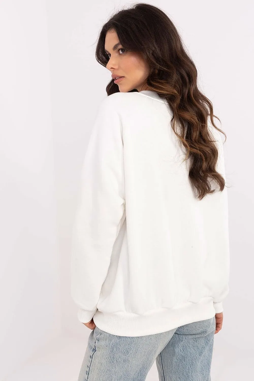 Women's round neck casual sweatshirt